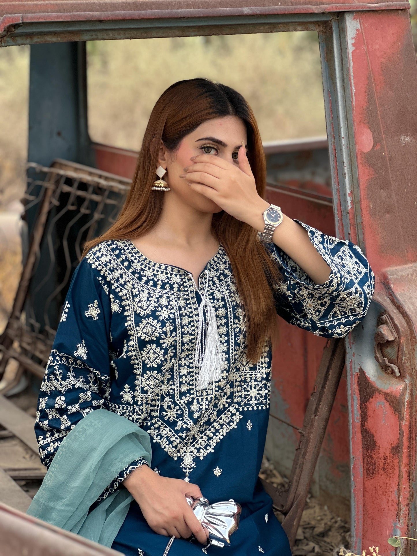 ZARA EMBROIDERED 3PC