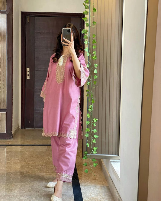 Roochi Sequence Cotton Lawn 2pc