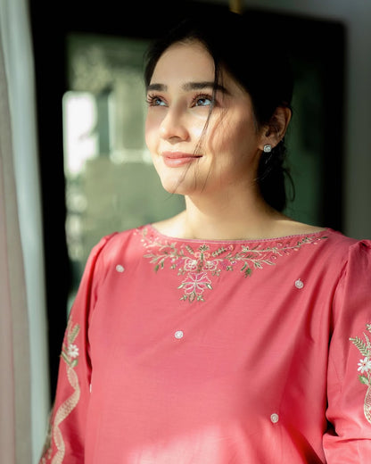 MEHAK FARSHI EMBROIDERED 2PC