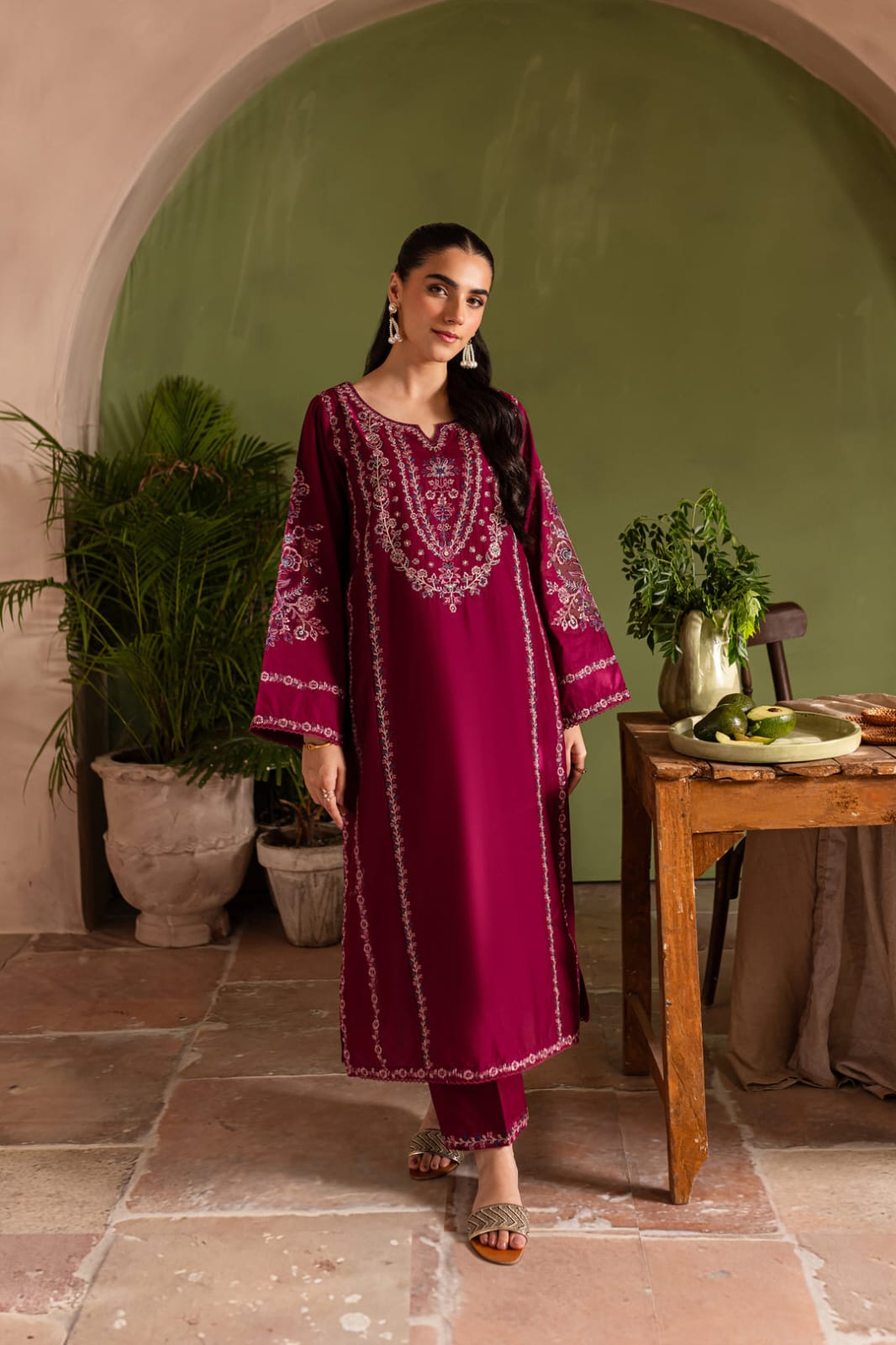 ZEENAT EMBROIDERY 2PC (HEAVY EMBROIDERY)